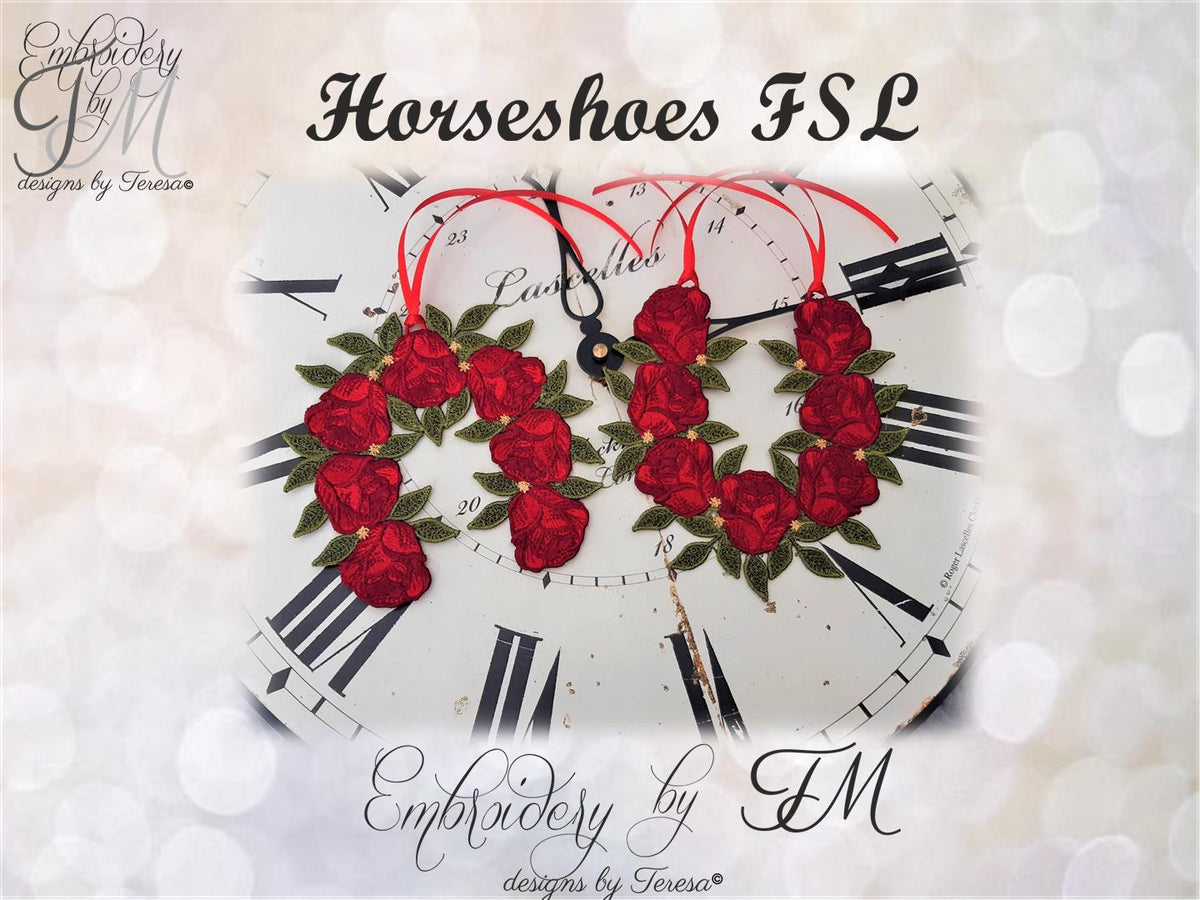 ThermoSaf Juleps And Horseshoes Plate - Franklin Saddlery