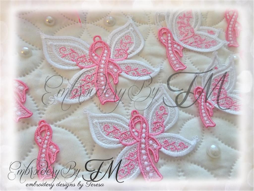 Awareness symbol butterfly FSL Embroidery by TM designs by Teresa s