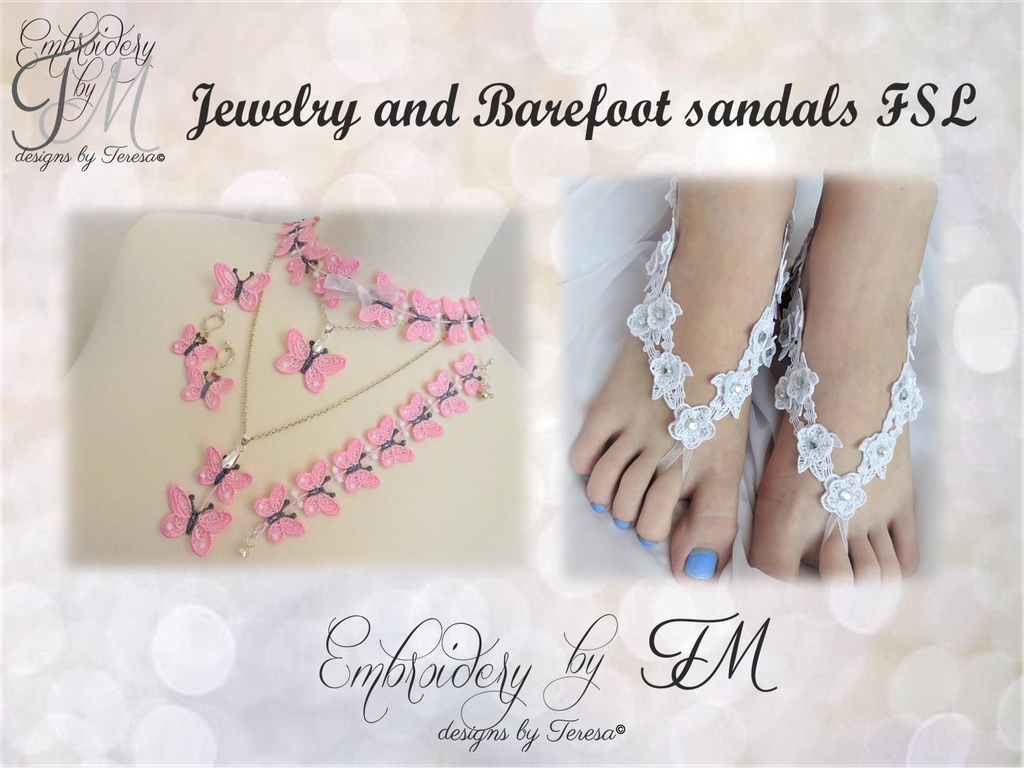 Jewelry and Barefoot sandals FSL