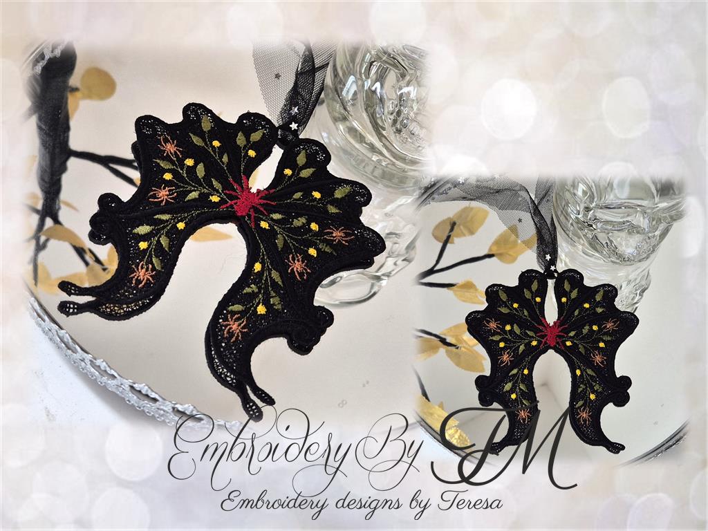 Halloween wings No.2 / 5x7 hoop