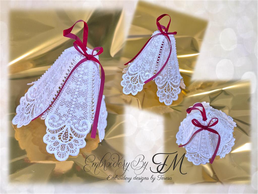 3D large bell/ 5x7 hoop