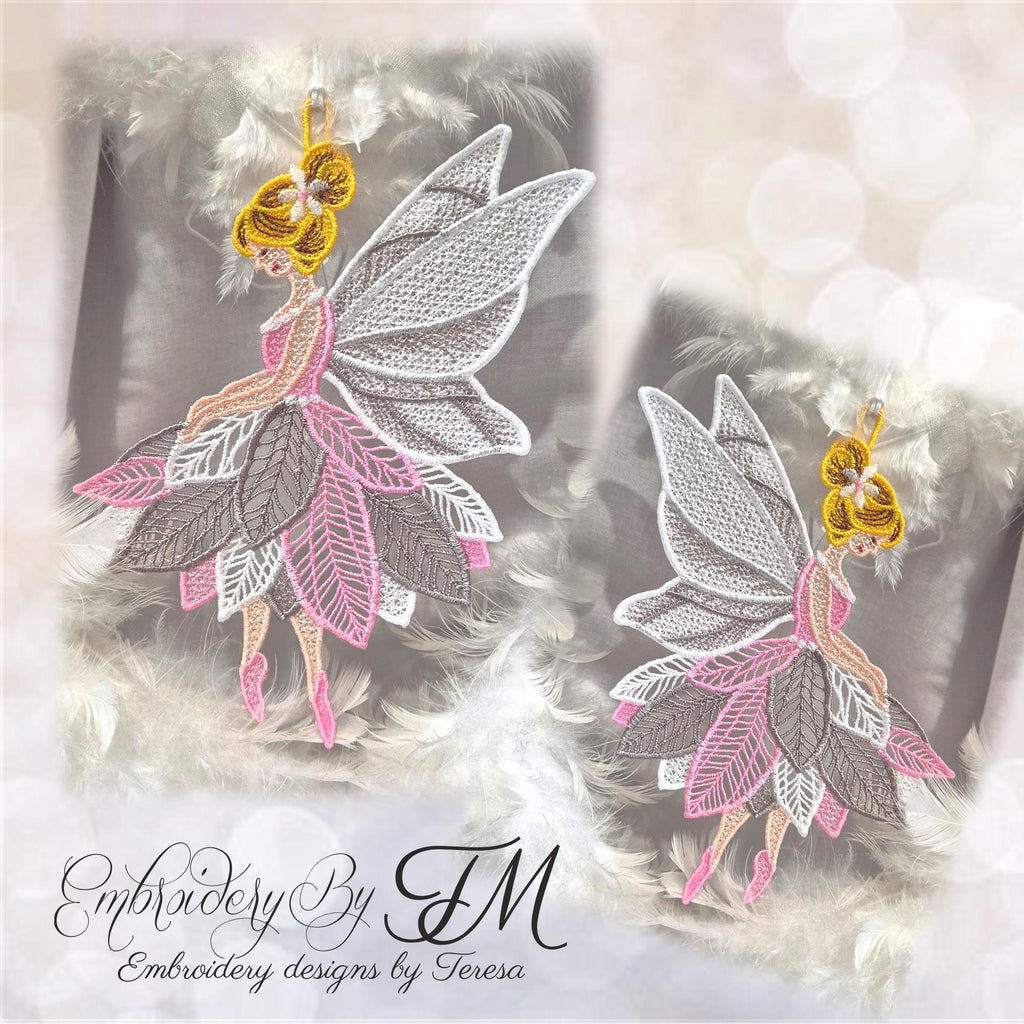 Wedding dolls / two sizes – Embroidery by TM - designs by Teresa