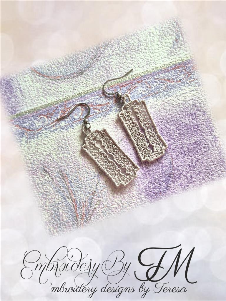 Set Sewing earrings / 4x4 hoop