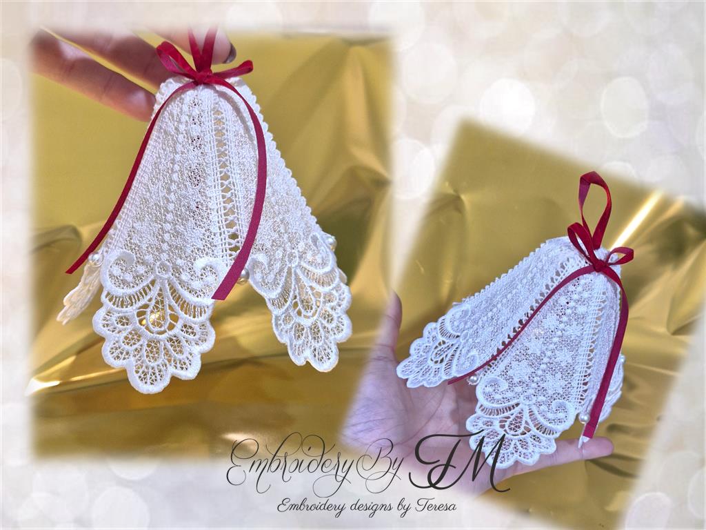 3D large bell/ 5x7 hoop