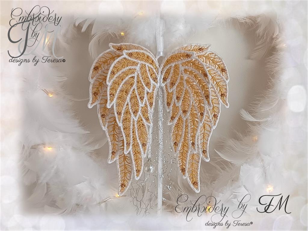 Wings bobbin lace /FSL/ two sizes