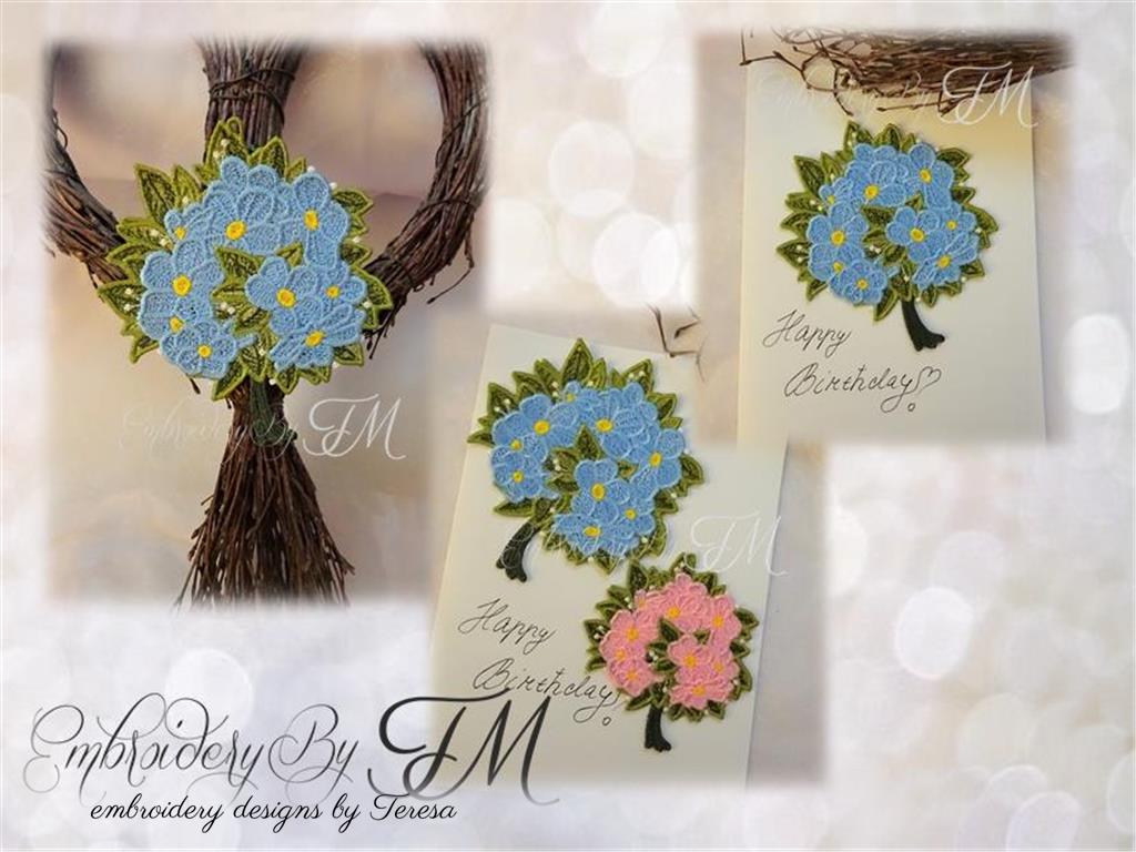 Flowers decorations / two sizes / two variations