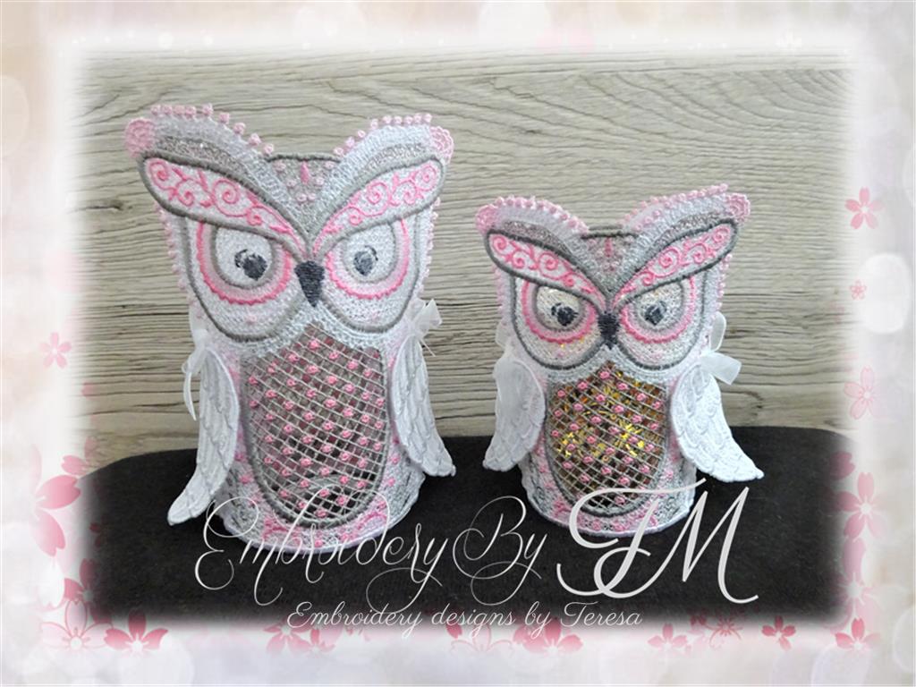 Candle corset owl / two sizes