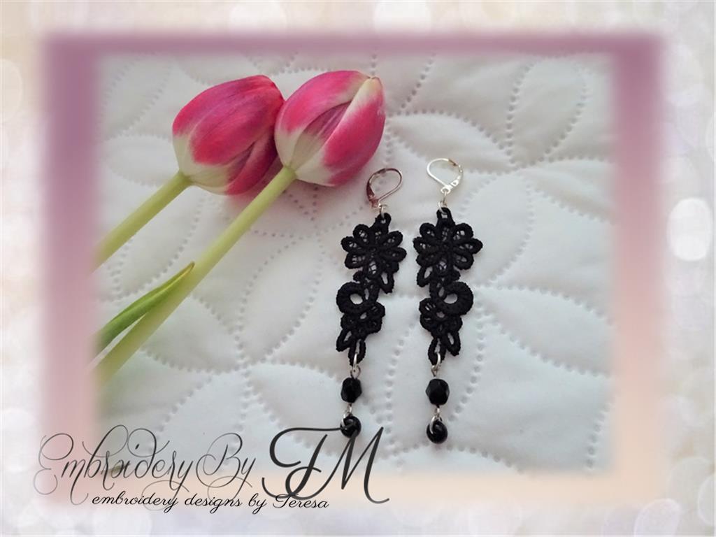 FSL earrings Flowers 1