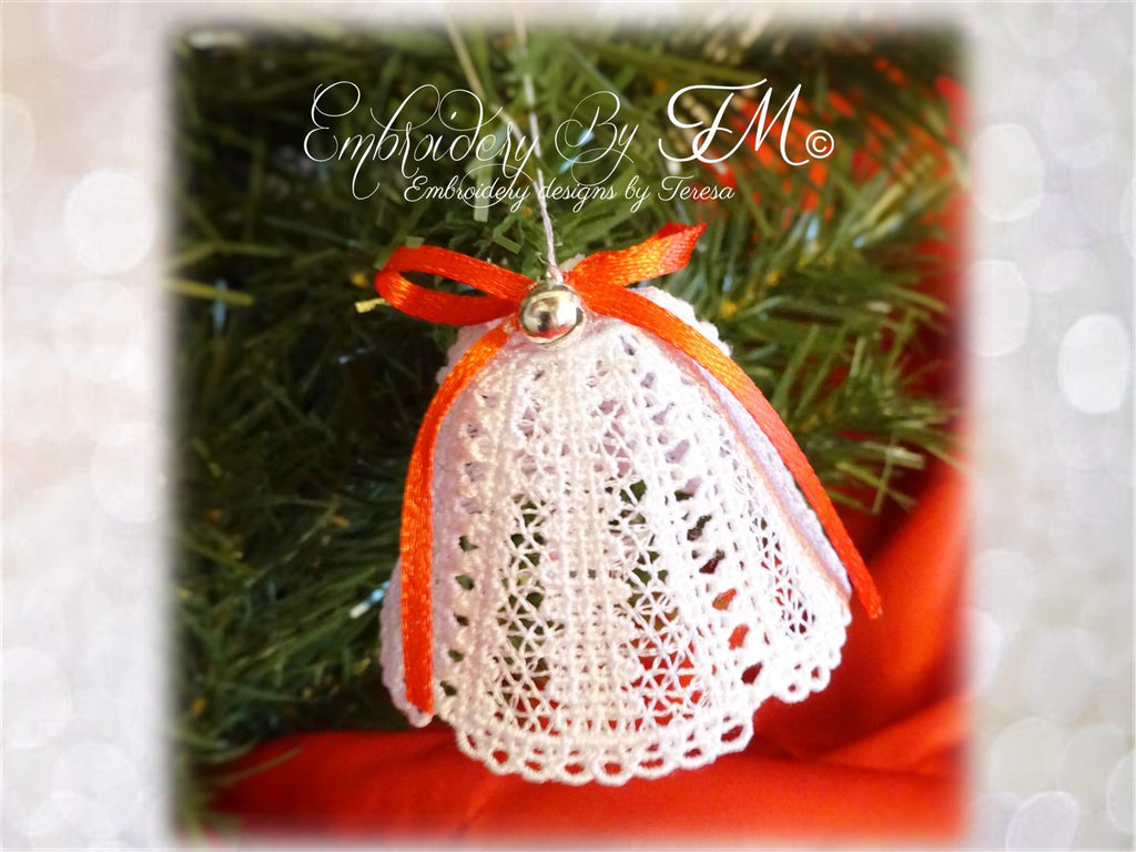 3D Christmas bell 1/ two sizes