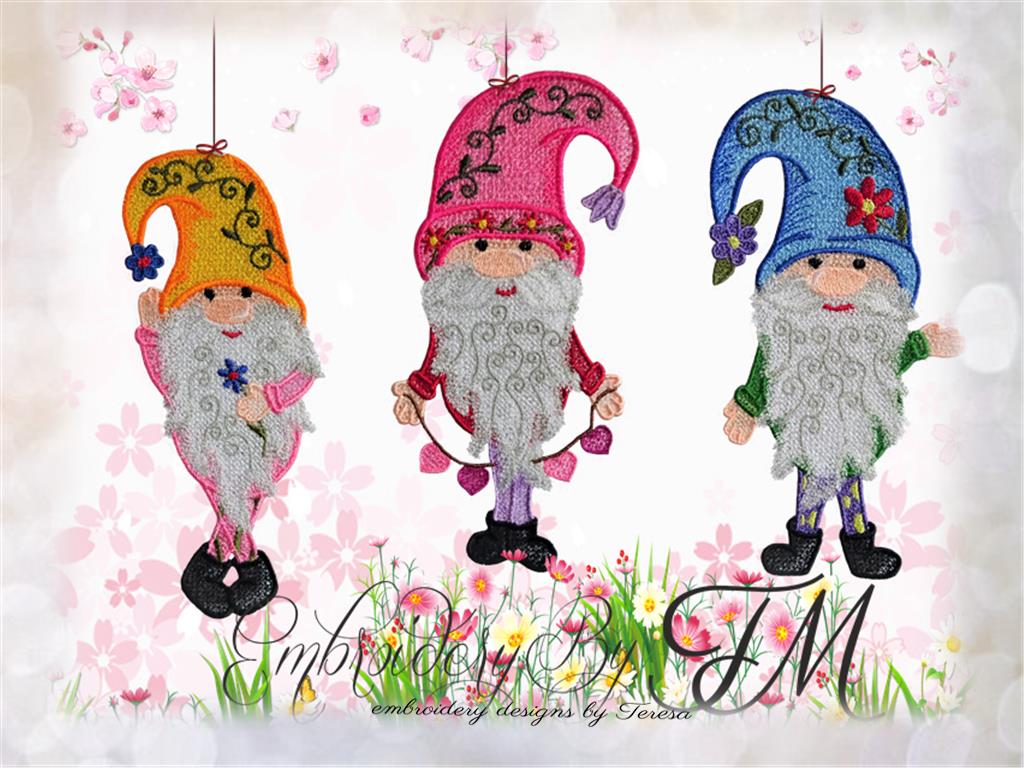 Spring gnomes / two sizes