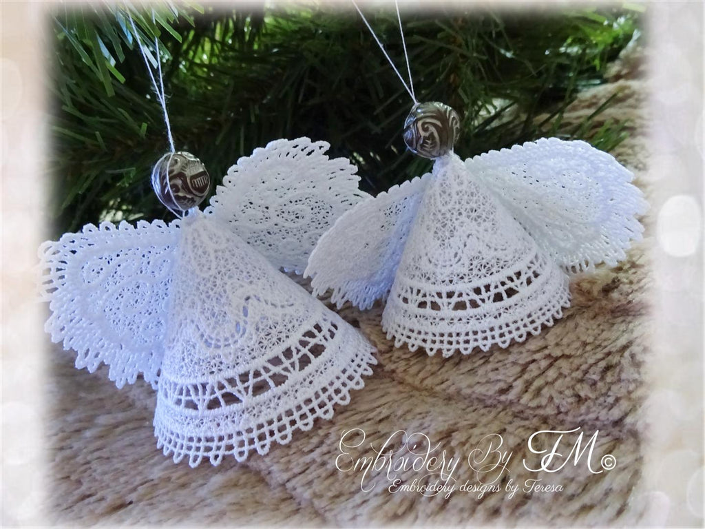 Angel lace /two sizes/4x4 hoop