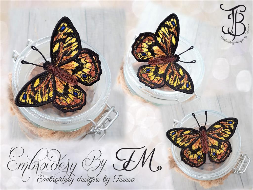 Butterfly No.27/4x4 hoop Embroidery by TM designs by Teresa s.r.o.