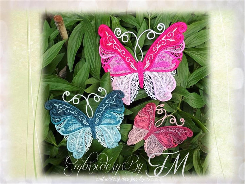 Butterfly colors/ three sizes