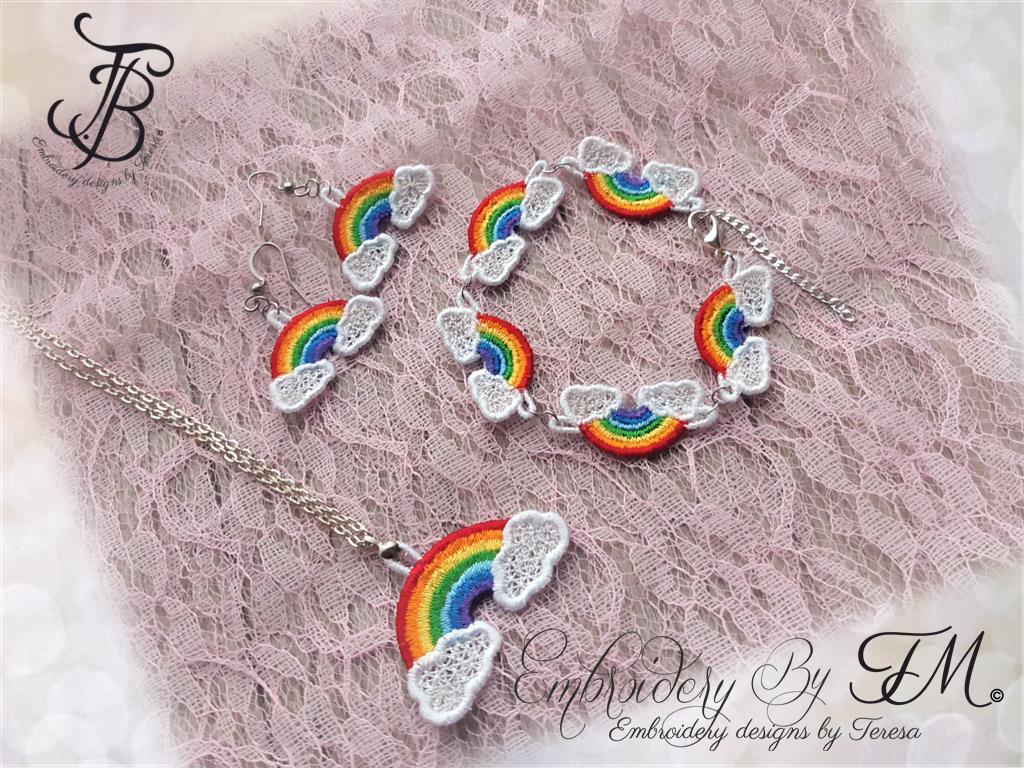 Jewelry rainbow/4x4 hoop