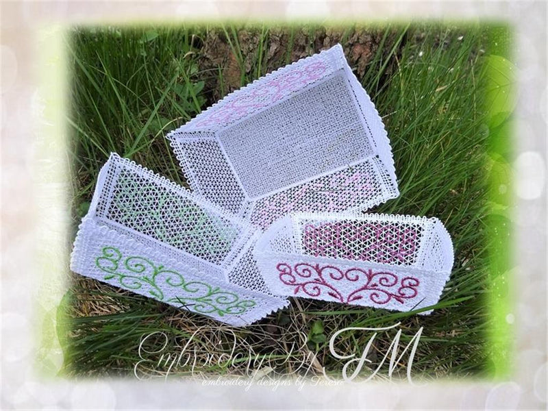 FSL Kitchen towel lace – Stitchbox Creations