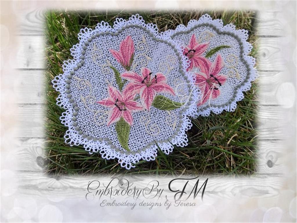 Coasters with Lily / two sizes