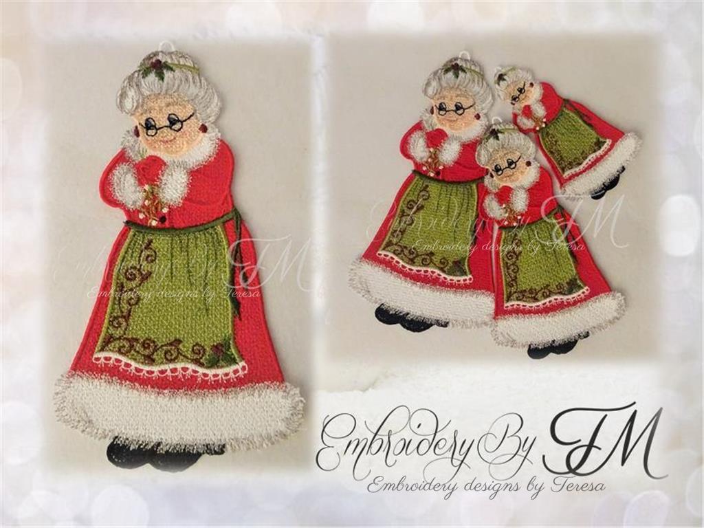 Mrs. Santa Claus FSL / three sizes