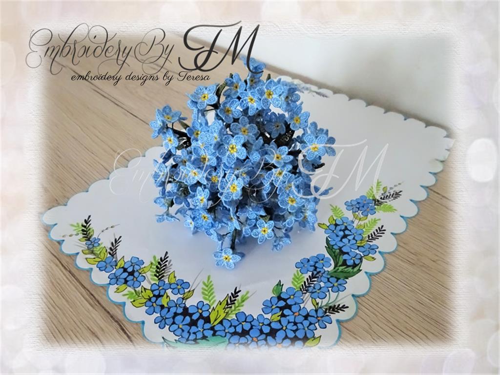 Forget-me-not/3D lace