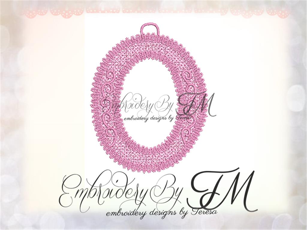 Number lace O/4x4 hoop