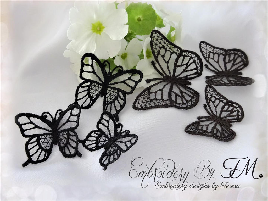 Mini butterfly organza / three sizes