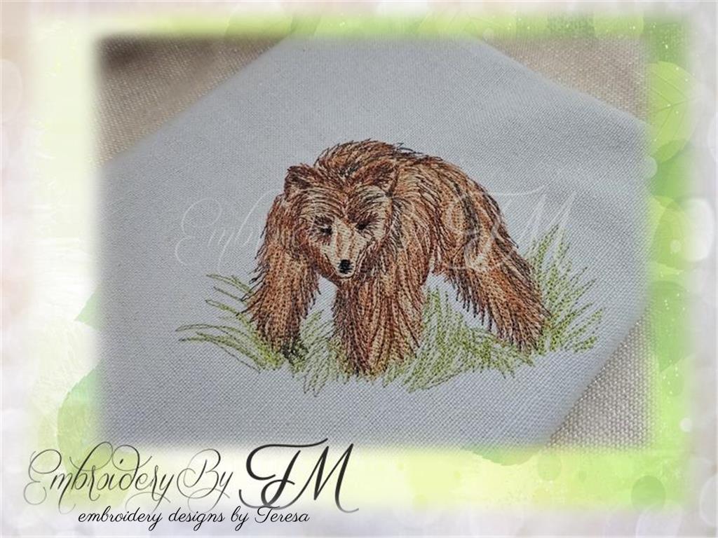Embroidery design Bear / 5x7 hoop