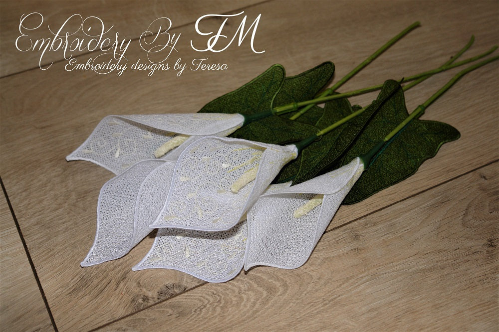3D Calla lily / two sizes