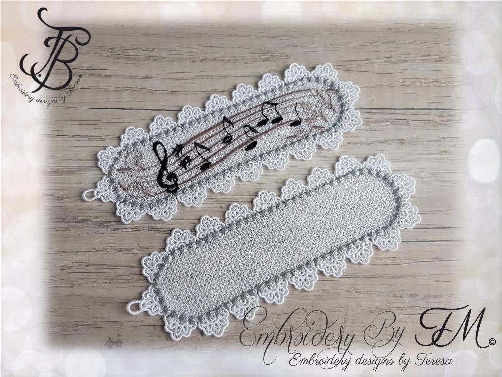 Bookmark with notes/5x7 hoop/ two variants