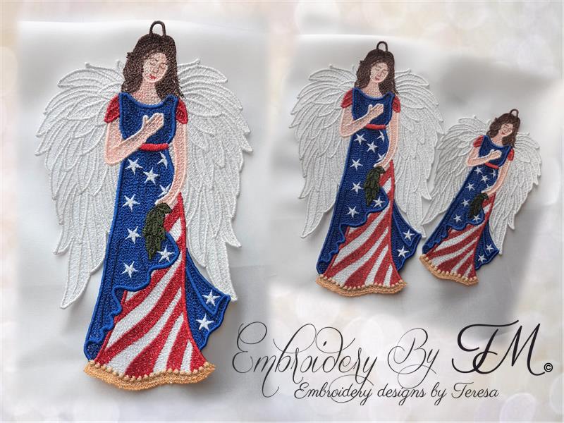 Patriotic angel / two sizes