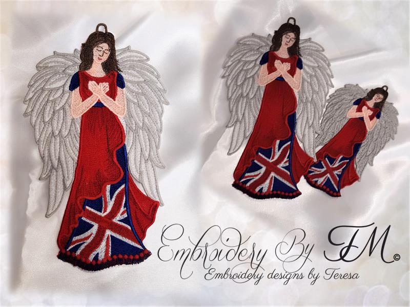 Patriotic angel United Kingdom / two sizes